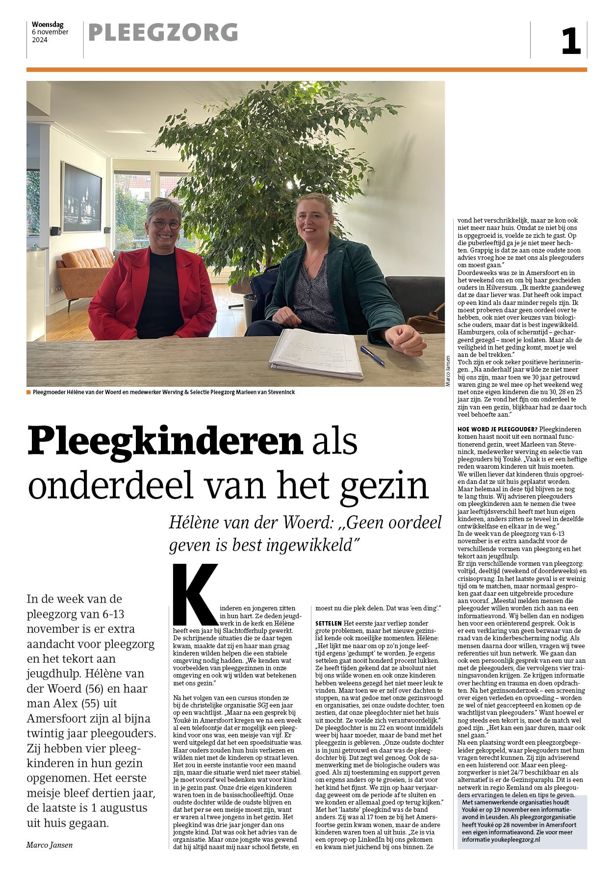 Pleegkinderen als onderdeel van het gezin